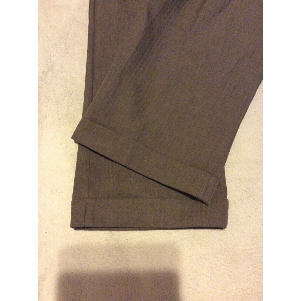 Croft & Barrow Classic Fit Dress Pants Mens 34x29 Pleated Straight Leg Cuffed - Picture 8 of 11